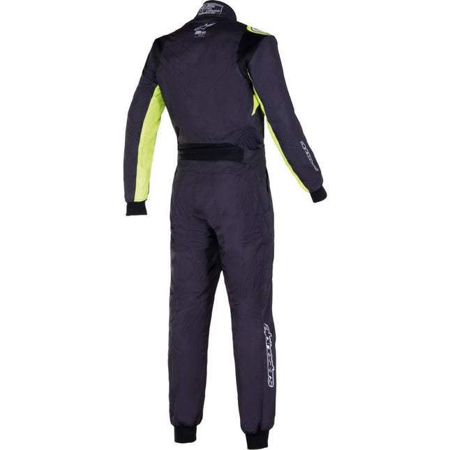 ALPINESTARS KMX-9 V2 GRAPH 3 SORT/NEONGUL BACK