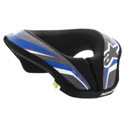 ALPINESTARS NECK SUPPORT NAKKEKRAVE BØRN SORT/BLÅ FRONT