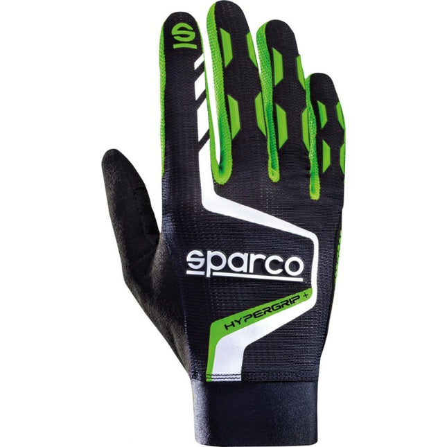 Sparco Hypergrip+ Grøn Sim Racing Handske til Esport front