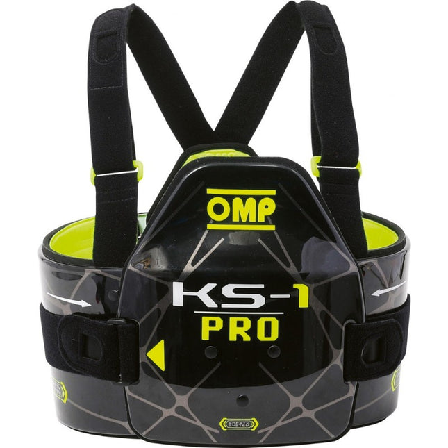 OMP KS-1 PRO RIBBENSBESKYTTER CIK-FIA HOMOLOGERET FRONT