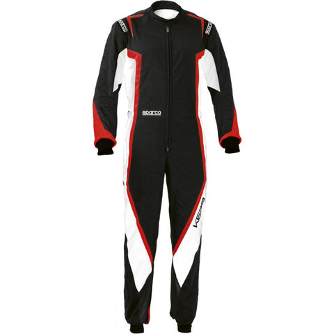 SPARCO KERB SORT/RØD GOKART DRAGT
